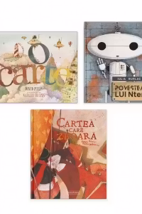 Pachet Carti despre carti (3 carti): 1. O carte; 2. Povestea lui Nter; 3. Cartea care zboara