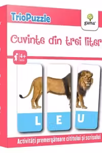 Cuvinte din trei litere. Trio puzzle