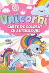 Unicorni - Carte de colorat cu abtibilduri