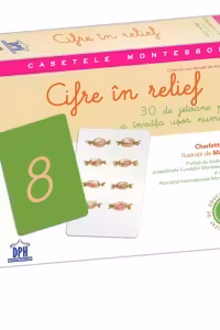 Cifre in relief. Montessori