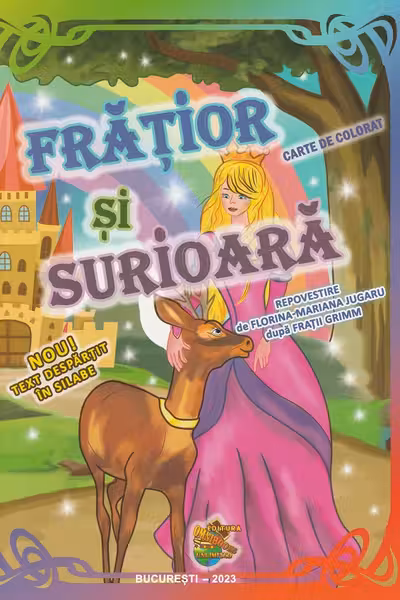 Frăţior şi surioară. Carte de colorat