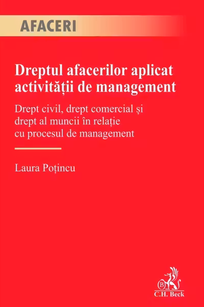 Dreptul afacerilor aplicat activitatii de management