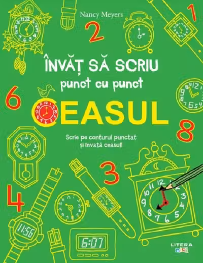 Invat sa scriu punct cu punct. Ceasul