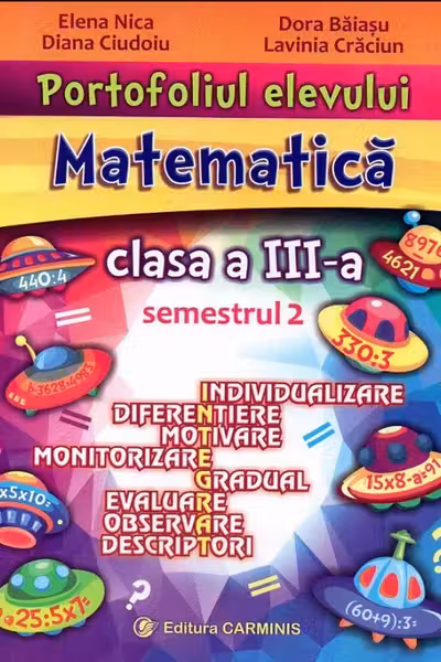 Portofoliul elevului. Matematică - Clasa 3 Sem. 2