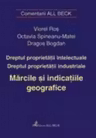 Dreptul proprietatii intelectuale. Dreptul proprietatii industriale. Marcile si indicatiile geografice
