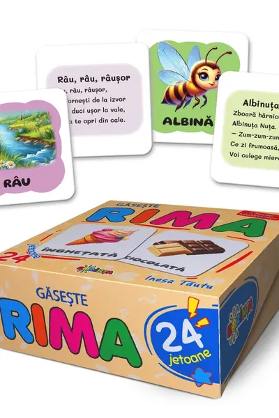 24 jetoane. Gaseste Rima