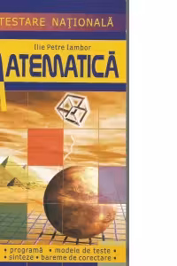 Testare nationala. Matematica