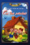 Cei trei purceluși. Carte de colorat cu povești scrisă cu litere mari de tipar