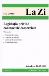 Legislatia privind contractele comerciale (actualizat la 10.02.2011). Cod 428