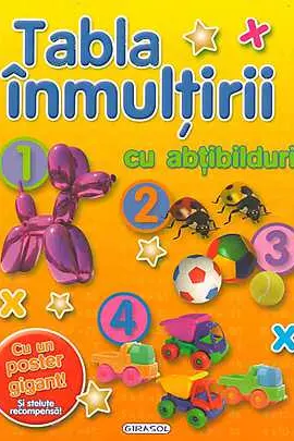 Tabla inmultirii cu abtibilduri
