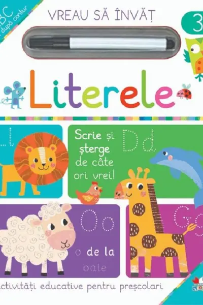 VREAU SA INVAT. LITERELE