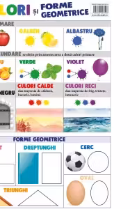 Plansa: Culori si forme geometrice