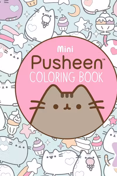Mini Pusheen Coloring Book