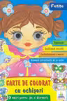 Fetite - Carte de colorat cu ochisori
