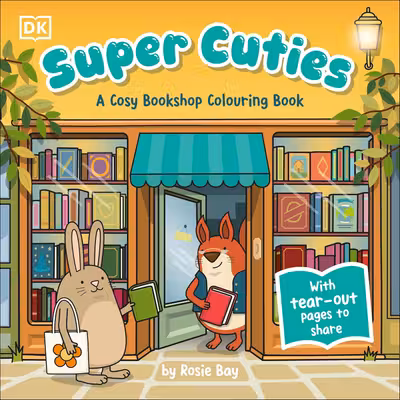 Super Cuties - A Cosy Bookshop Colouring Book