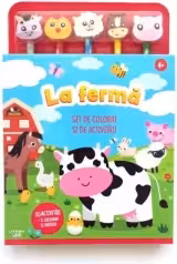 La fermă. Set de colorat și de activități