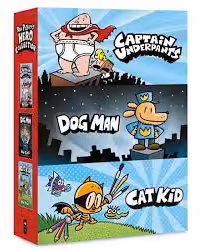 Dav Pilkey Hero Collection 3 Books Boxed Set