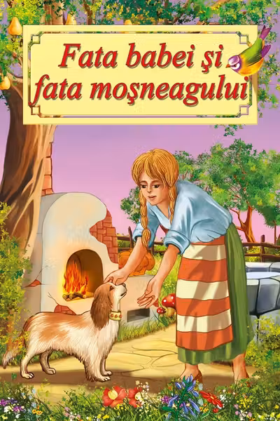 Fata babei si fata mosneagului. Poveste ilustrata