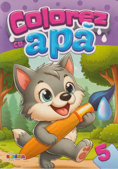 Colorez cu apa 5 - Lup
