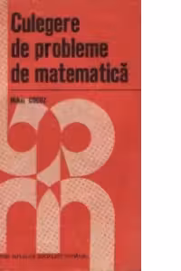 Culegere de probleme de matematica
