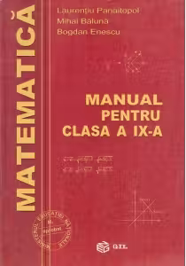 Manual de matematica (clasa a IX-a)