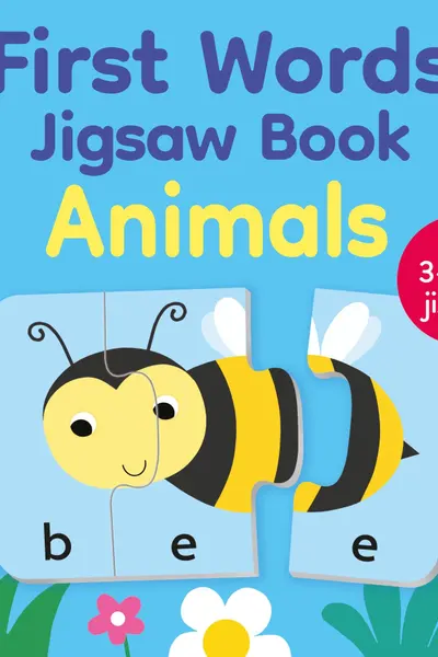 First Words Jigsaw Book: Animals