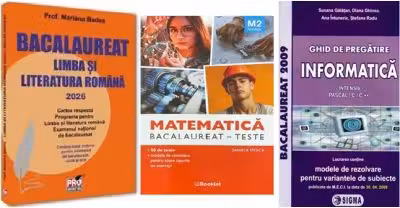 Pachet Bacalaureat 2026. Limba si literatura romana, Matematica M2 Tehnologic si Informatica clasele 11-12, intensiv Pascal C/C++ - Mariana Badea, Daniela Stoica, Susana Galatean