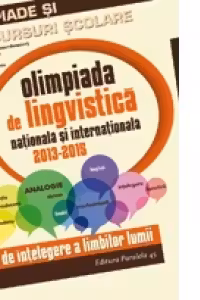 Olimpiada de lingvistica nationala si internationala 2013-2015