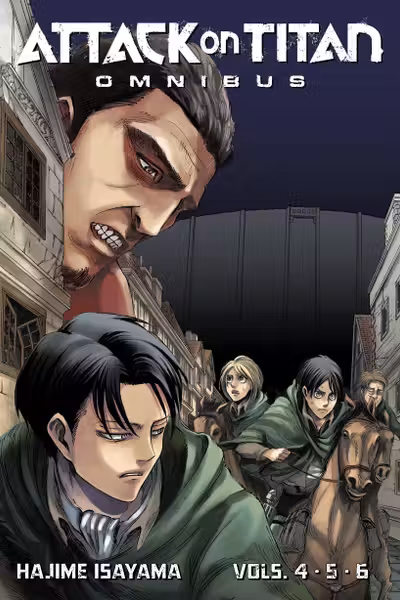 Attack on Titan Omnibus 2 (Volumes 4-6)