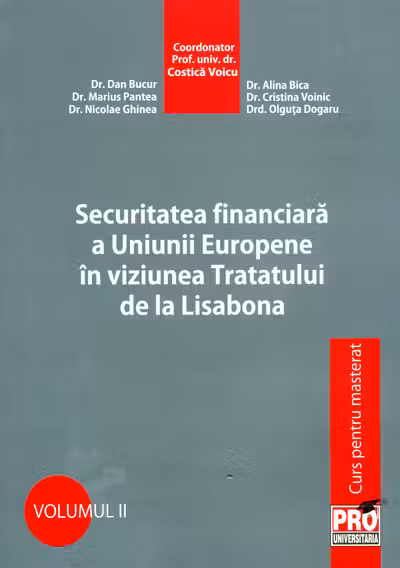 Securitatea financiară a UE în viziunea tratatului de la Lisabona