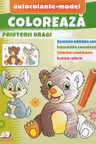 Coloreaza+autocolante Prieteni dragi