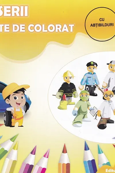 Carte de colorat: Meserii