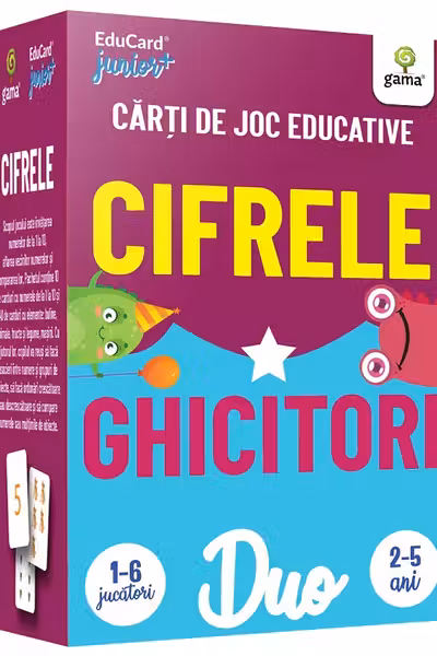 Cifrele. Ghicitori. Cărți de joc educative