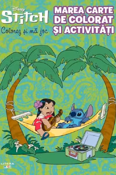 DISNEY STITCH. MAREA CARTE DE PICTAT SI ACTIVITATI. Pictez si ma joc