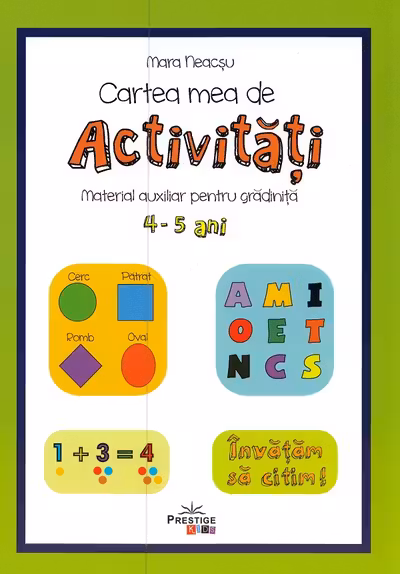 Cartea mea de activități 4-5 ani