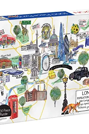 London Map 1000 Piece Puzzle