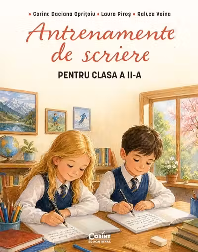Antrenamente de scriere pentru clasa a 2-a