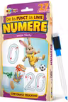 27 de cartonase educative. De la punct la linie. Numere