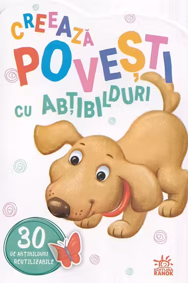 Creeaza povesti cu abtibilduri: Catelul