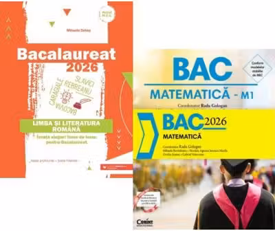 Pachet Bacalaureat 2026. Limba si literatura romana si Matematica - Mihaela Dobos, Radu Gologan