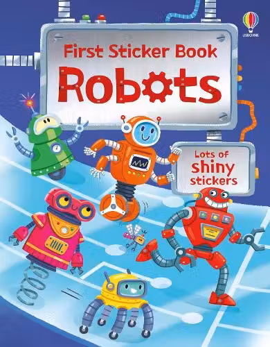 First Sticker Book Robots
