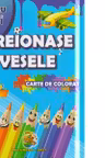 Creionasele vesele. Carte de colorat pentru baieti