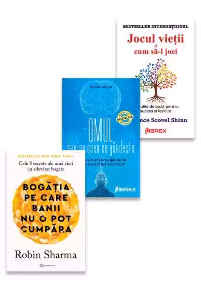 Pachet 3 pasi spre o viata bogata. Set 3 carti