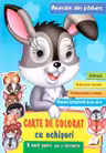 Animale din padure - Carte de colorat cu ochisori