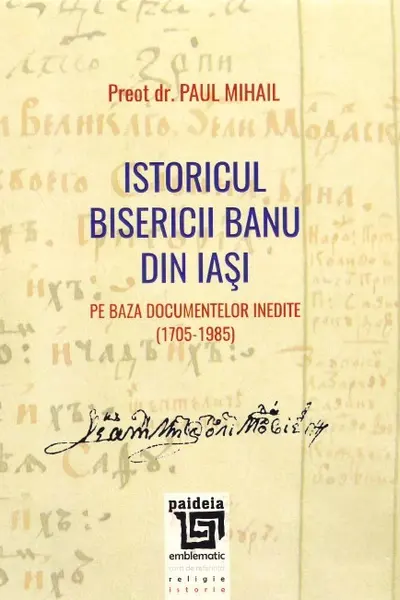 Istoricul Bisericii Banu din Iași
