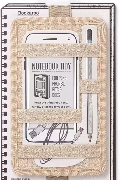 Bookaroo Notebook Tidy Gold