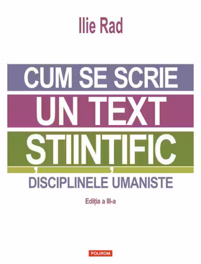 Cum se scrie un text stiintific