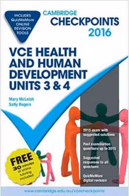 Cambridge Checkpoints VCE Health and Human Development Units 3 and 4 2015 and Quiz Me More - Mary McLeish, Sally Rogers