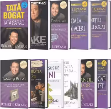 Pachet special 12 titluri Robert T. Kiyosaki