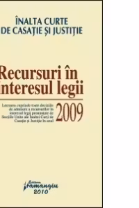 Recursuri in interesul legii 2009